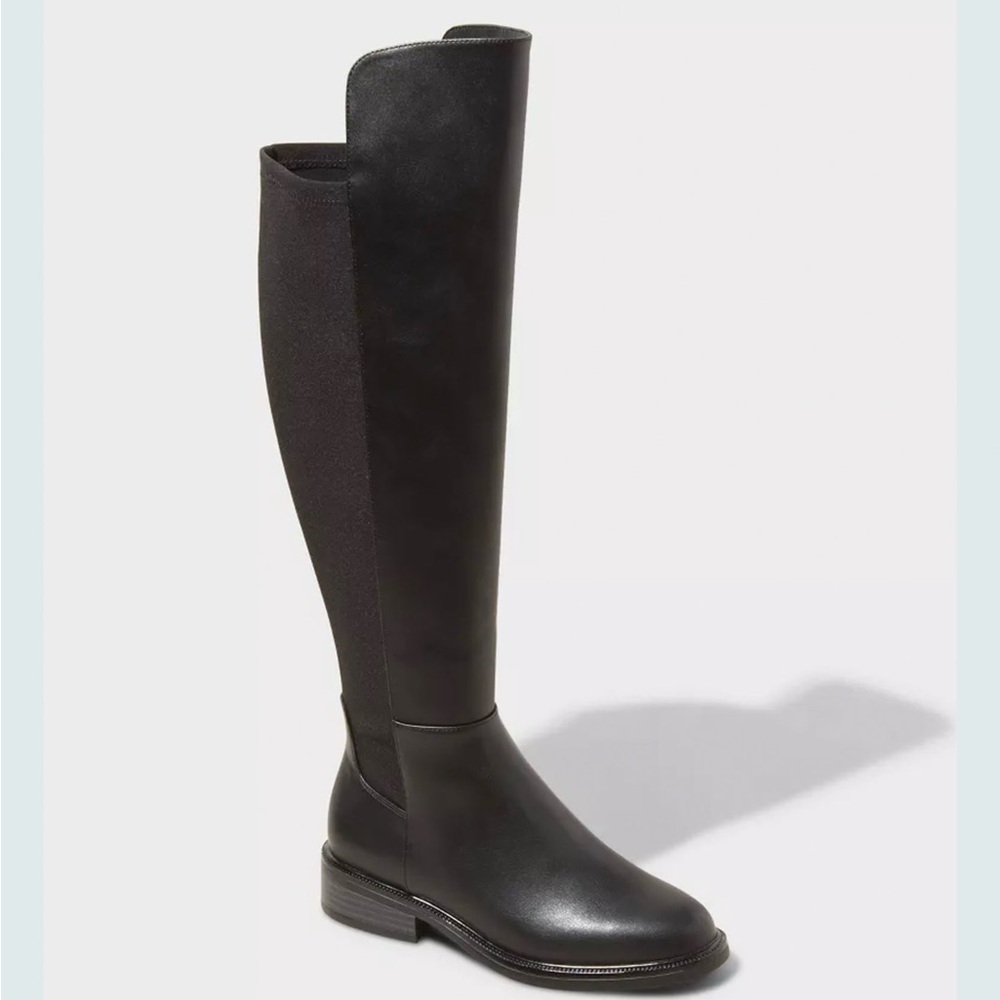 NEW WITH TAG a new day Black Over the Knee Boots